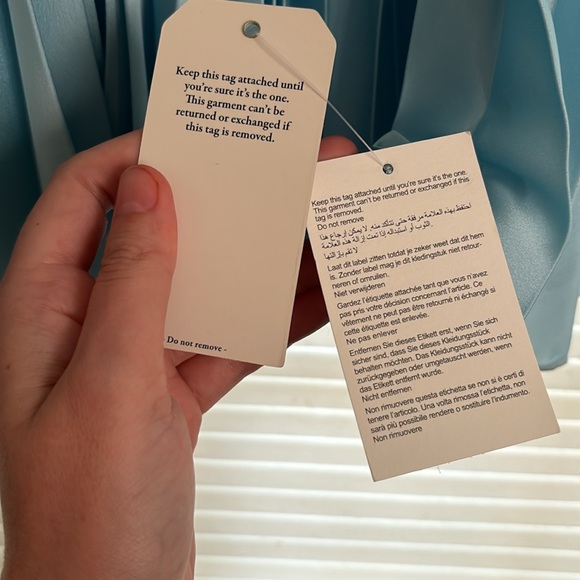 NWT Abercrombie and Fitch A&F Plunge Pleated Mini Dress - Picture 4 of 6